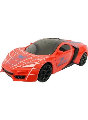Can Oyuncak - Can Toy Battery Operated Spiderman Car with Sound and Light Spiderman Car - Image 1
