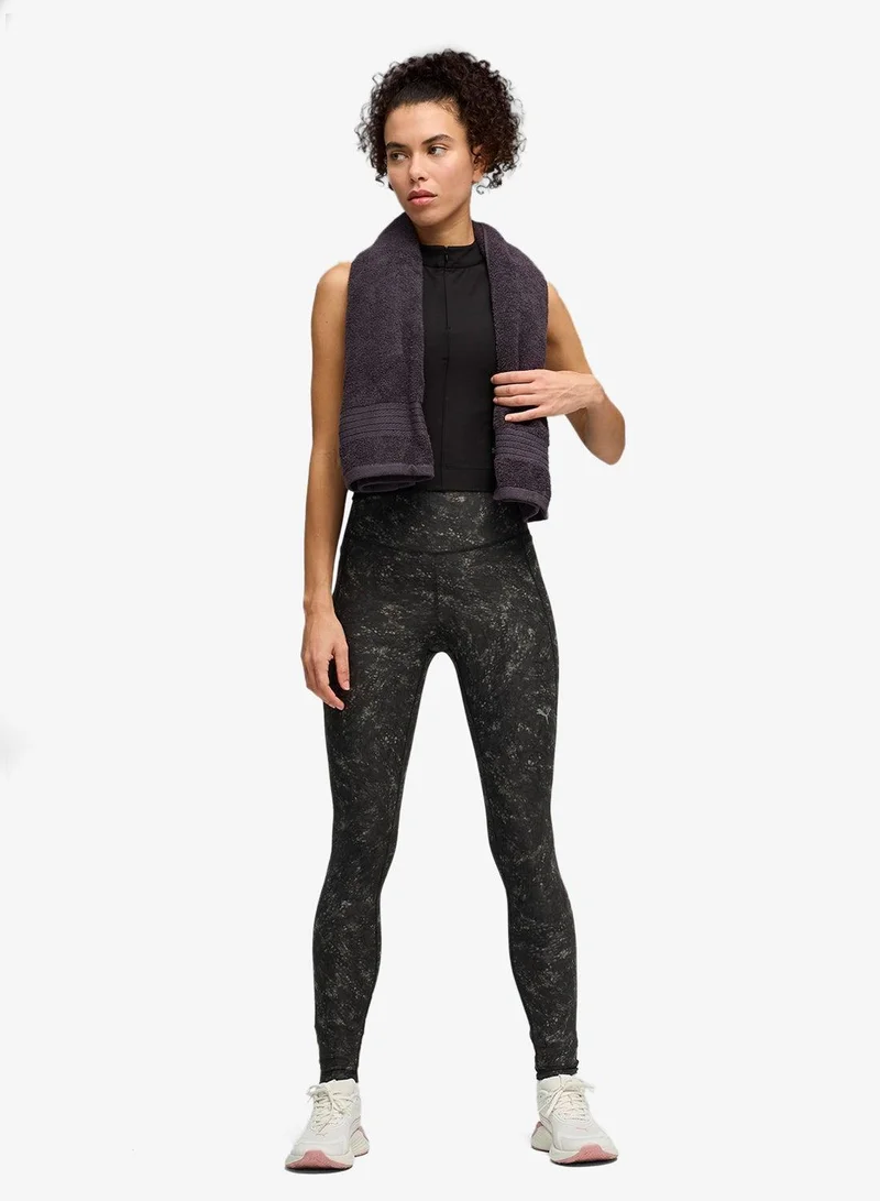 Puma PUMA Black Cloudspun High-Waist Aop Tights for Women | Best Price UAE