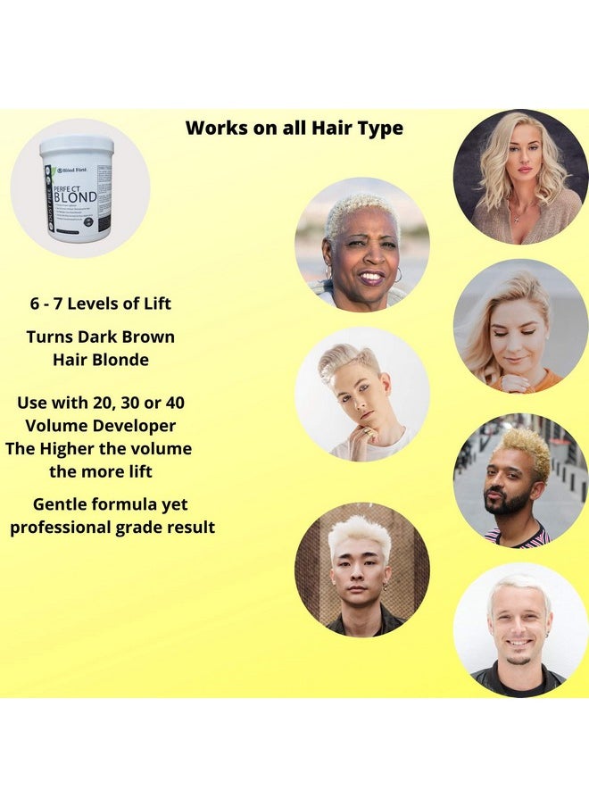 Blond Forte 1.1 Pound Tub (17.6 Ounces) Perfect Blond Extra Strength Professional Hair Dye Toner Lightener Bleach -Made in Italy  - Image 5