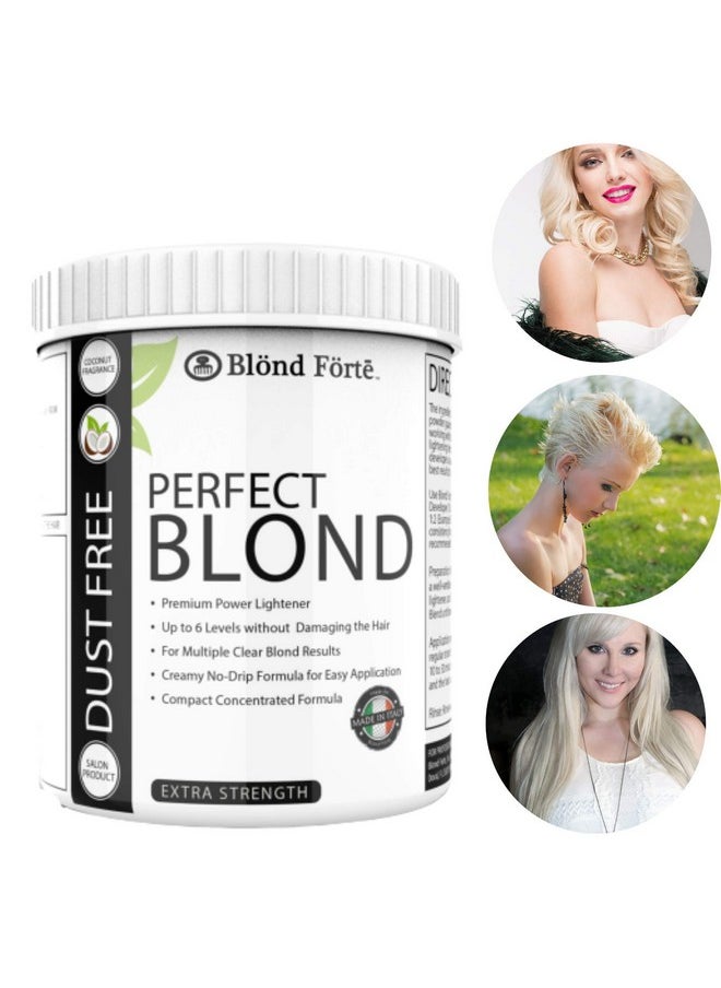 Blond Forte 1.1 Pound Tub (17.6 Ounces) Perfect Blond Extra Strength Professional Hair Dye Toner Lightener Bleach -Made in Italy  - Image 2