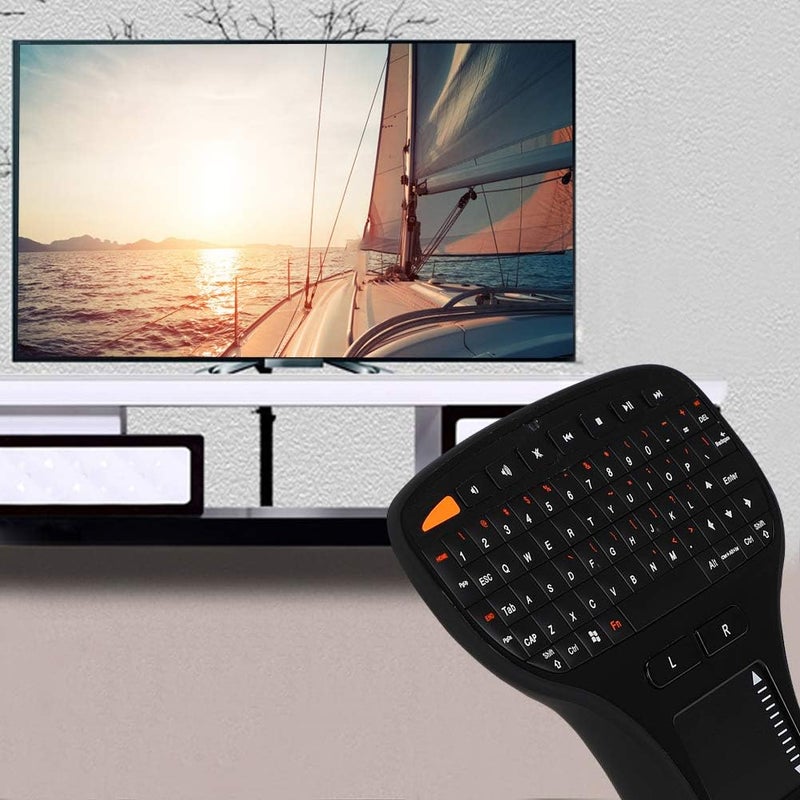 klarako Keyboard, 2 in 1 Multimedia Keyboard with Trackball Mouse and Touchpad, Mini Keyboard QWERTY US Layout for TV Box, Laptop, Computer, 2000 / XP/, Linux, - Image 4