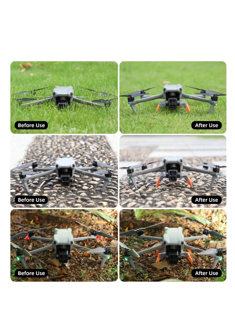 SYOSI - Landing Gear for DJI Air 3, Enhanced Stability Drone Spider Leg, Foldable Extension Kit - Effectively Heighten by 36mm - Image 1