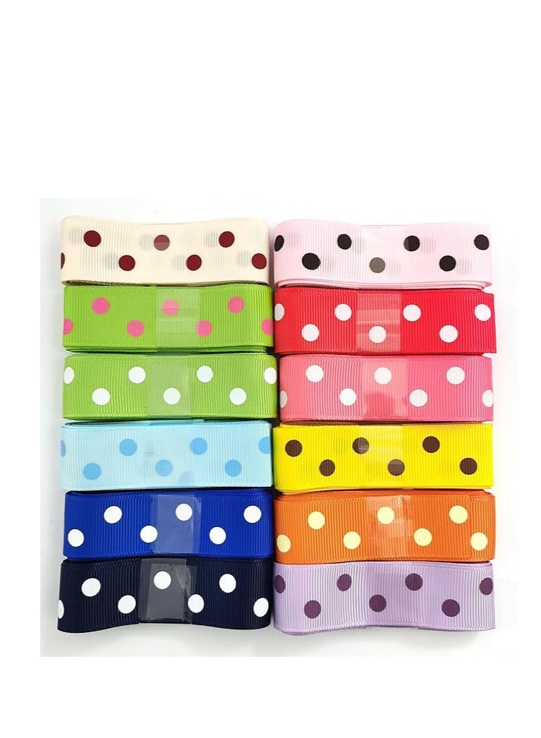 Flamingo DESIGN CREPE RIBBON 6×7 STRIPS MULTICOLOR  WITH DOT - Image 3