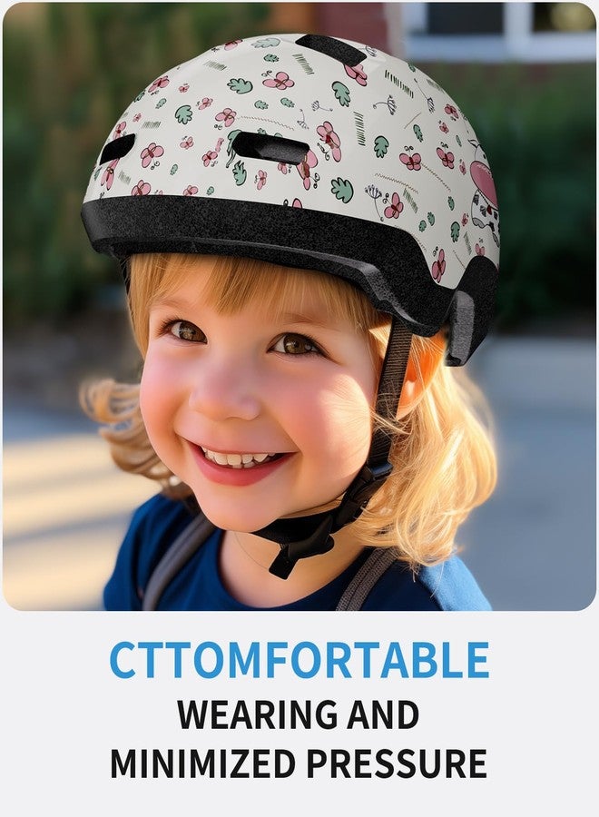 Bimalsic Kids/Toddler Bike Helmet for Infant/Baby to Children 1/2/3/4/5/6/7/8 Years Old, Kids Helmets Ages 1-2/2-4/3-5/5-8,Skateboard Helmets for Boys and Girls-XS-Cow - Image 2