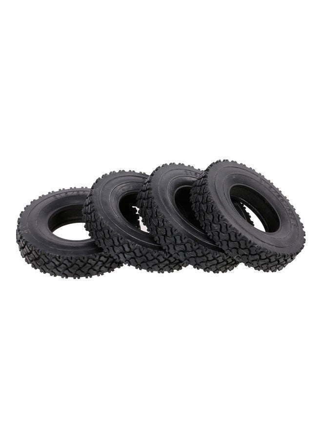 NIBEMINENT 4-Piece Rubber Wheel For 1:14 Tamiya RC Car  - Image 3