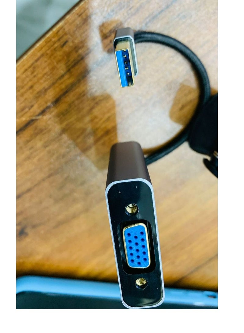 MOWSIL USB TO VGA CONVERTER (Adapter) for Windows 7 to 11, MAC OS X 10.2 (And above) - Image 4
