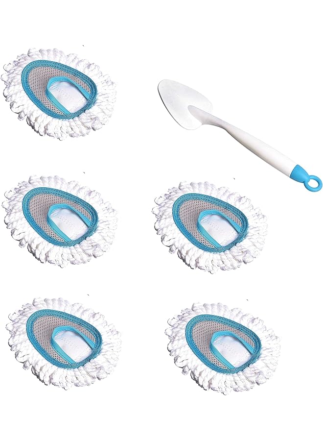 erorex Cleaning Duster, 5-Pack, Blue and White - Image 1