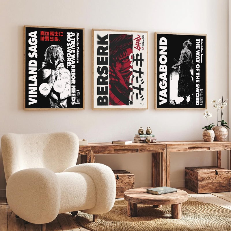 Gamya Framed Japan Samurai Theme Motivational Quote Posters For Office, Living Room, Bedroom Wall Decor - Aesthetic Room Decor (13x19 Inches) (Quote 4) - Image 1