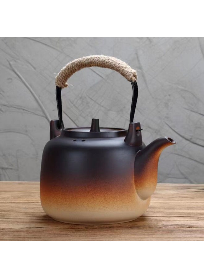 Scented Tea Cooker Induction Cooker High Temperature Carbon Gas Stove Outdoor Camping Kettle Explosion-proof-Colour:Lift Kettle 750-800ml-Capacity:By Default