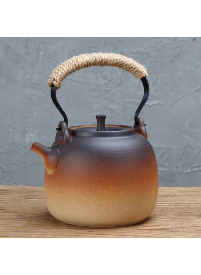 Scented Tea Cooker Induction Cooker High Temperature Carbon Gas Stove Outdoor Camping Kettle Explosion-proof-Colour:Lift Kettle 750-800ml-Capacity:By Default