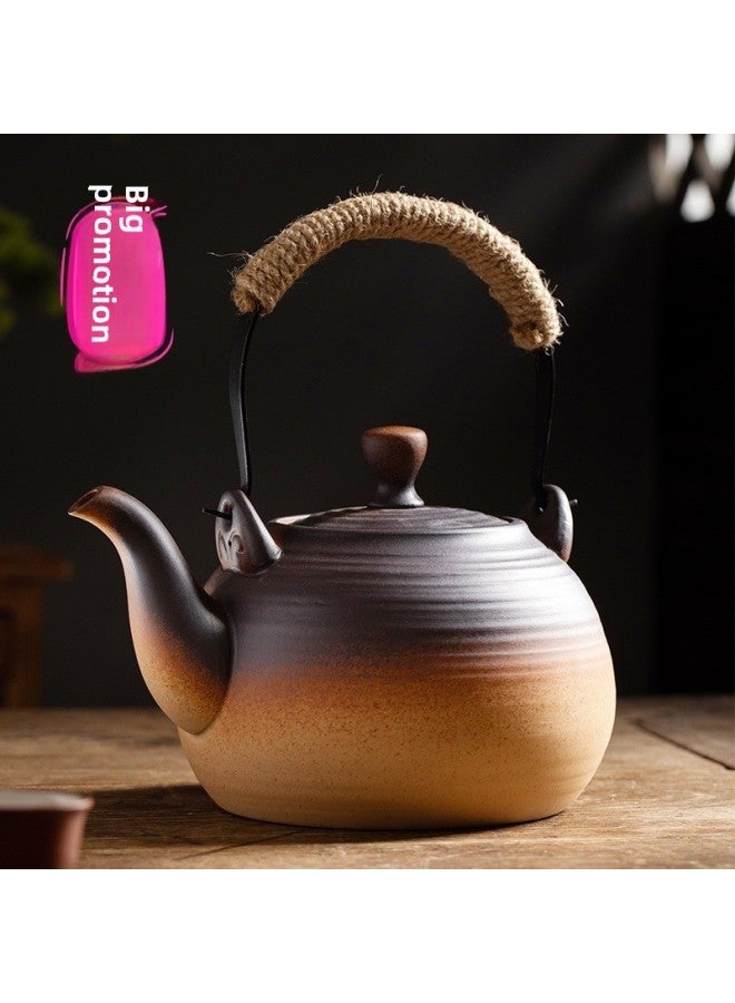 Scented Tea Cooker Induction Cooker High Temperature Carbon Gas Stove Outdoor Camping Kettle Explosion-proof-Colour:Lift Kettle 750-800ml-Capacity:By Default