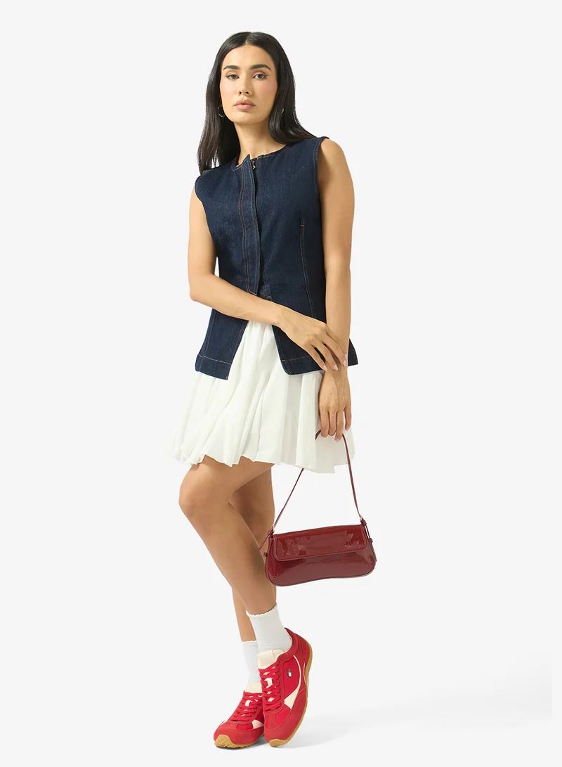 Ginger Pleated Mini Skirt