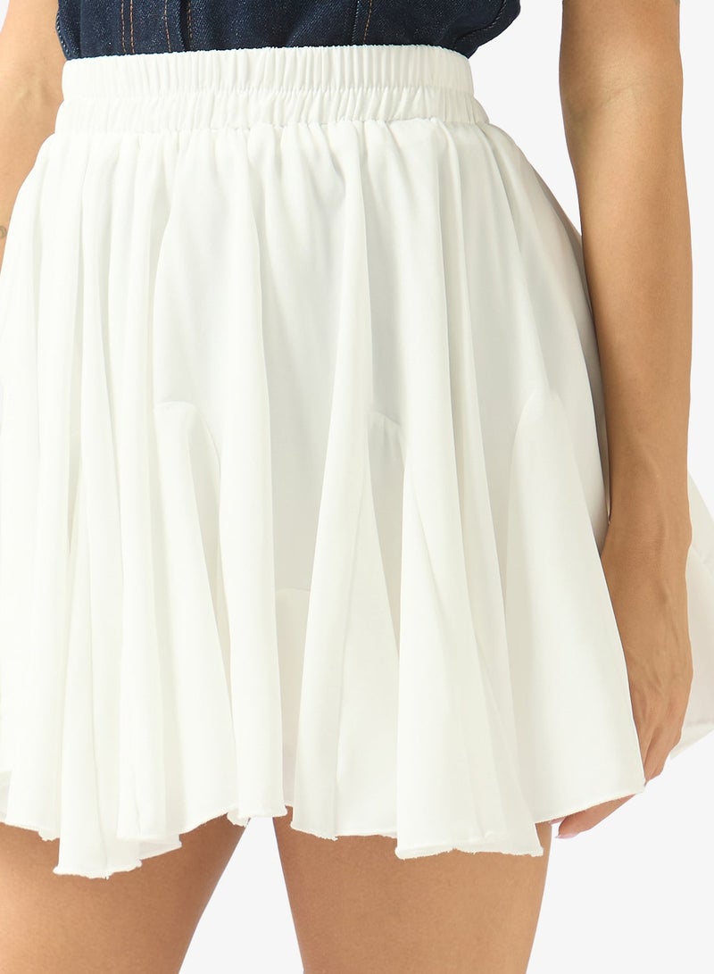 Ginger Pleated Mini Skirt - Image 4
