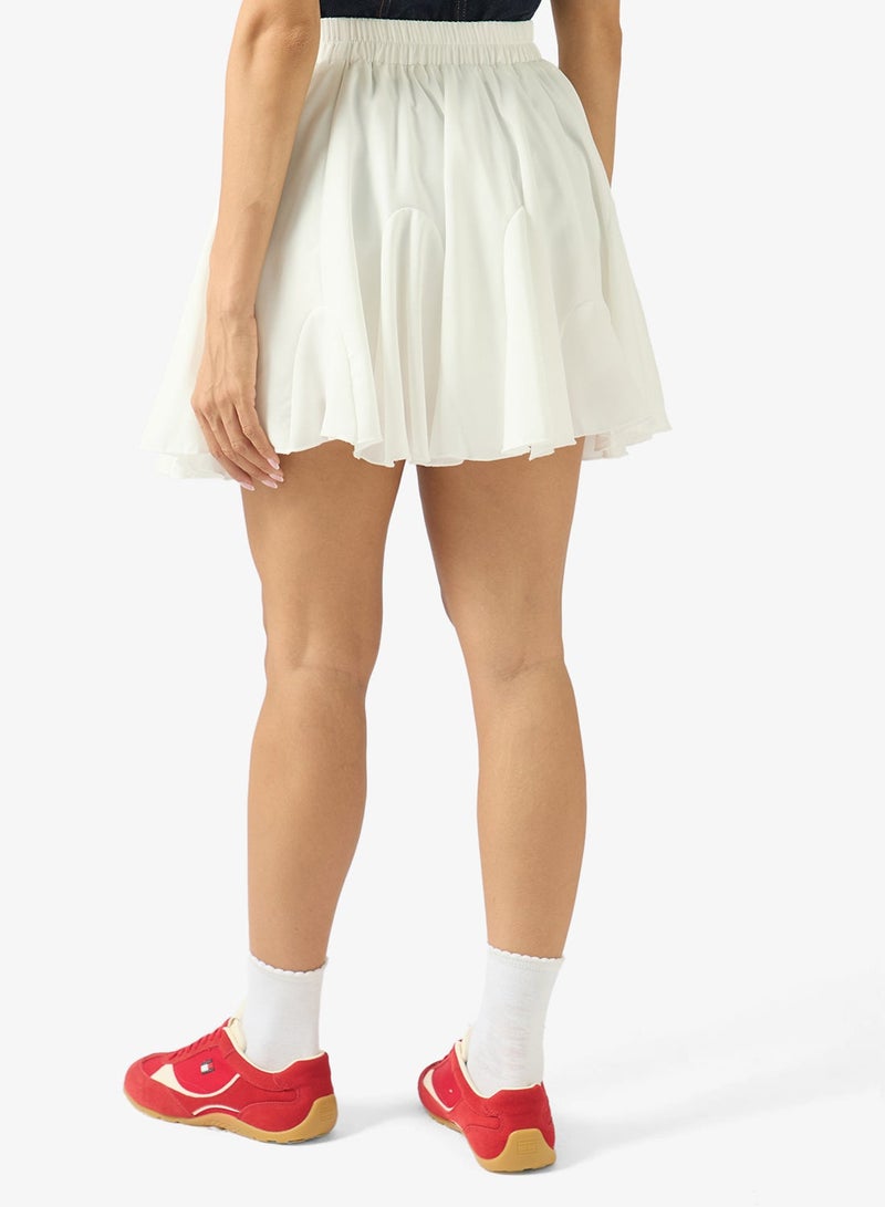 Ginger Pleated Mini Skirt - Image 3