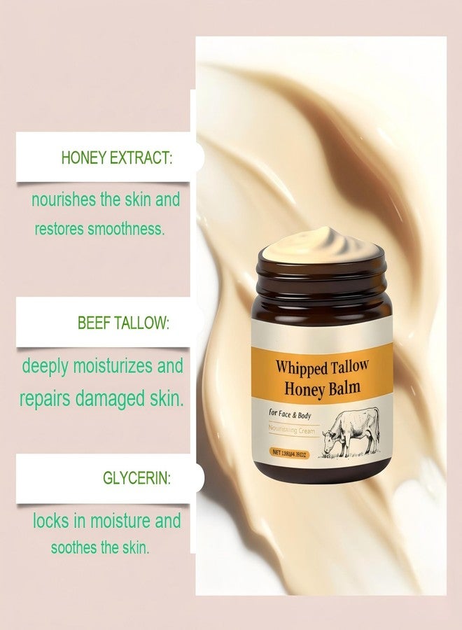 LANGSTON Whipped Beef Tallow Balm with Honey, 4.23oz - Image 5
