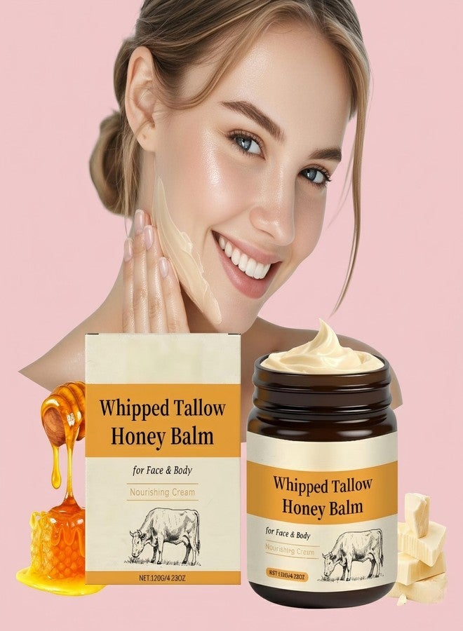 LANGSTON Whipped Beef Tallow Balm with Honey, 4.23oz - Image 2