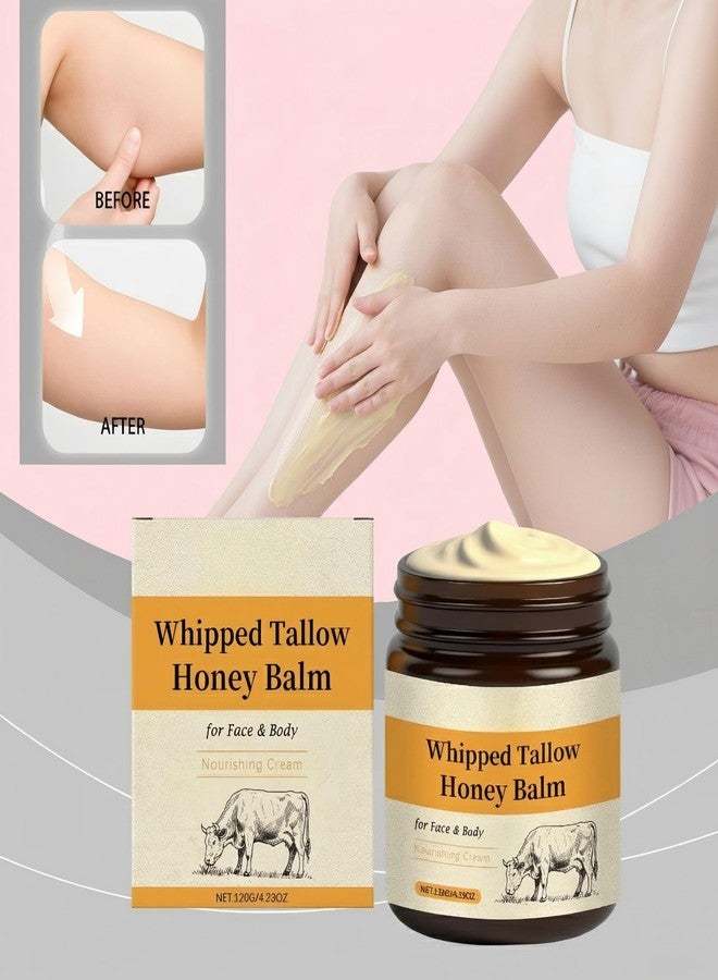 LANGSTON Whipped Beef Tallow Balm with Honey, 4.23oz - Image 3