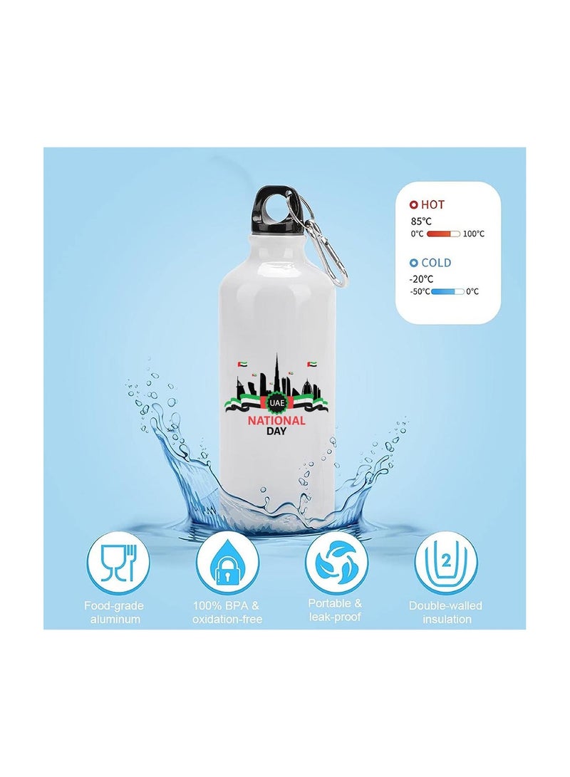 UAE Celebration Day Pack Of 5 Combo Gift Set-Includes Cotton Bag,Scarf,Table Flag,Water Flask Bottle,Stylish Cap-Perfect For UAE Celebration Day - Image 3