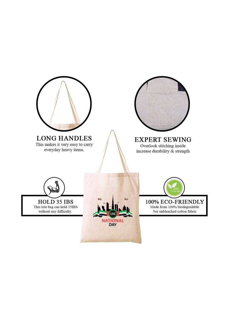 UAE Celebration Day Pack Of 5 Combo Gift Set-Includes Cotton Bag,Scarf,Table Flag,Water Flask Bottle,Stylish Cap-Perfect For UAE Celebration Day - Image 4