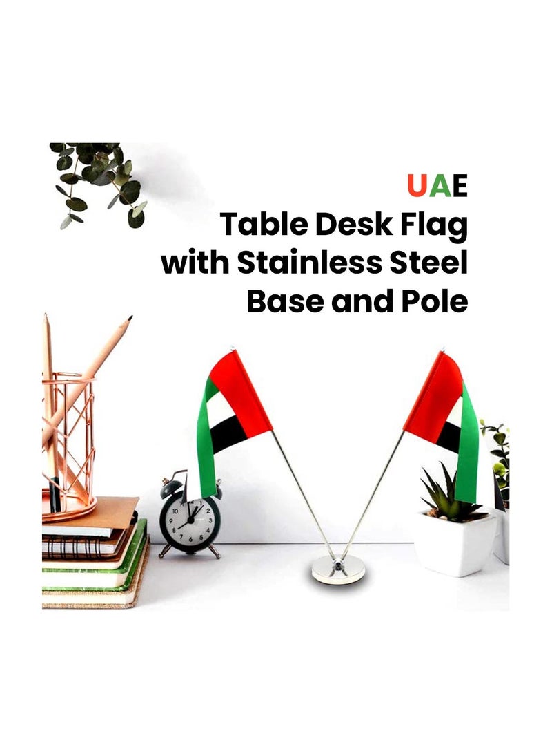 UAE Celebration Day Pack Of 5 Combo Gift Set-Includes Cotton Bag,Scarf,Table Flag,Water Flask Bottle,Stylish Cap-Perfect For UAE Celebration Day - Image 5