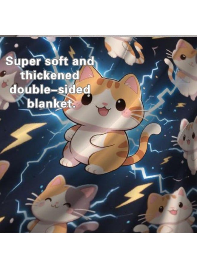 عام بطانية رقيقة من الفانيلا الكرتونية للأطفال والرضع (دافئة ومريحة، ومناسبة للنوم والألعاب) 70 سم * 100 سم - Image 5