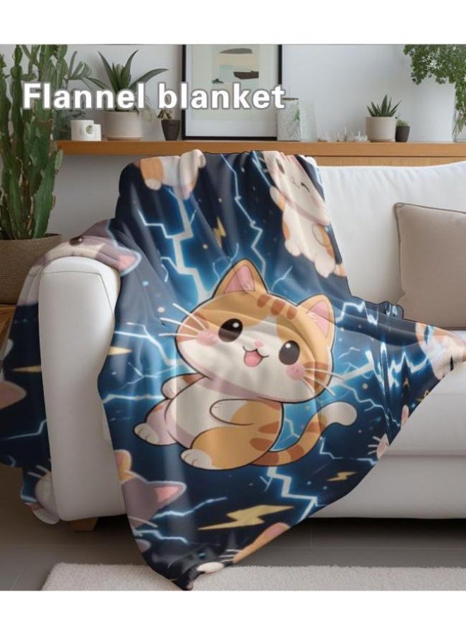 عام بطانية رقيقة من الفانيلا الكرتونية للأطفال والرضع (دافئة ومريحة، ومناسبة للنوم والألعاب) 70 سم * 100 سم - Image 3