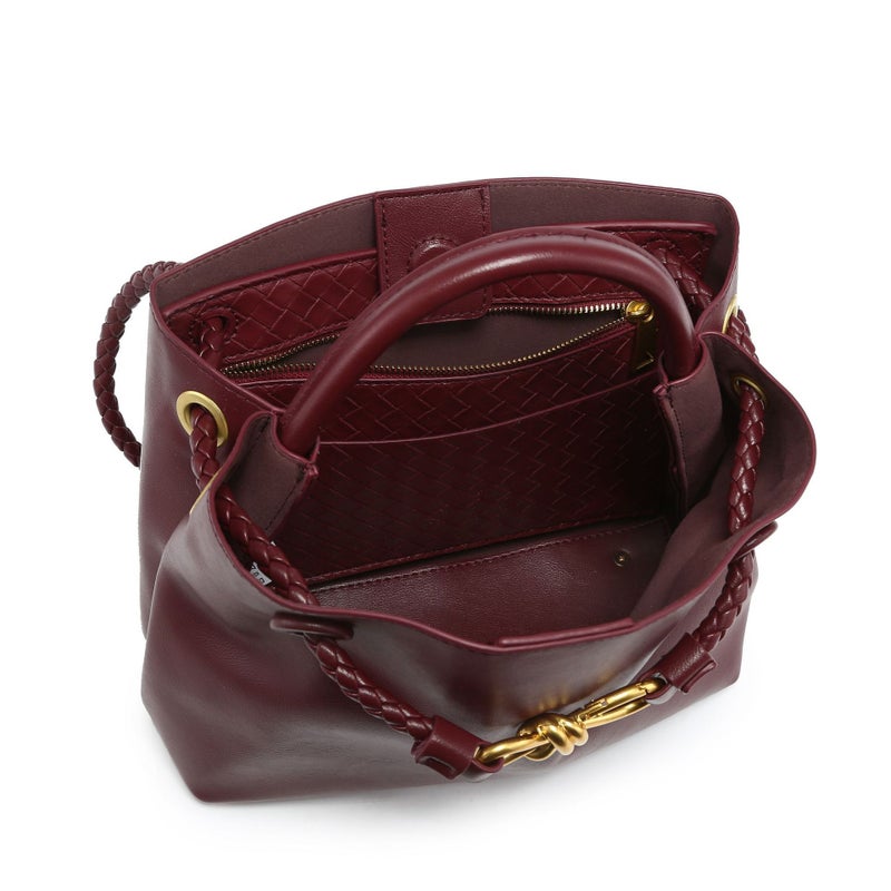 Selling Briefcase Style Genuine Leather Fashion Bow Women'S Satchel Large-Capacity Shoulder Tote Bag - Image 4