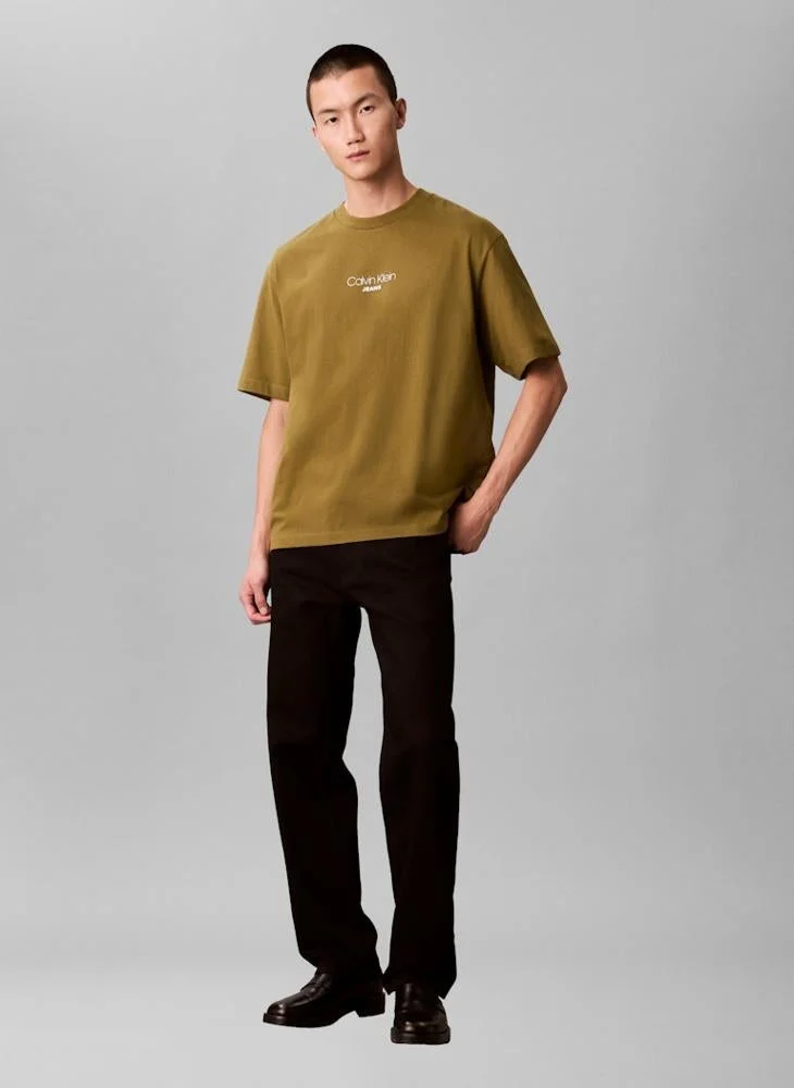 Calvin Klein Jeans  Relaxed Fit Logo Graphic T-Shirt for Men | Best Price UAE