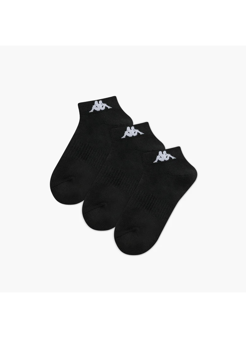 Kappa Set of 3 - Kappa Logo Print Ankle Length Socks