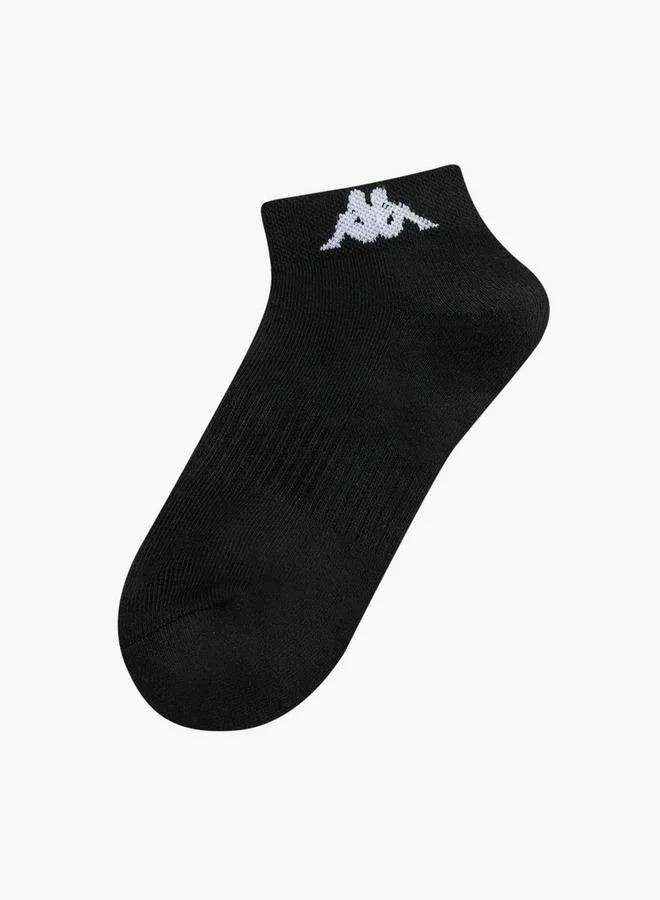 Kappa Set of 3 - Kappa Logo Print Ankle Length Socks with Antibacterial Protection