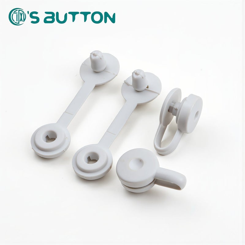 Lost Prevent Integrated Plastic Snap Buttons No Separate Parts Outdoor Weatherproof 60 pcs - Image 5