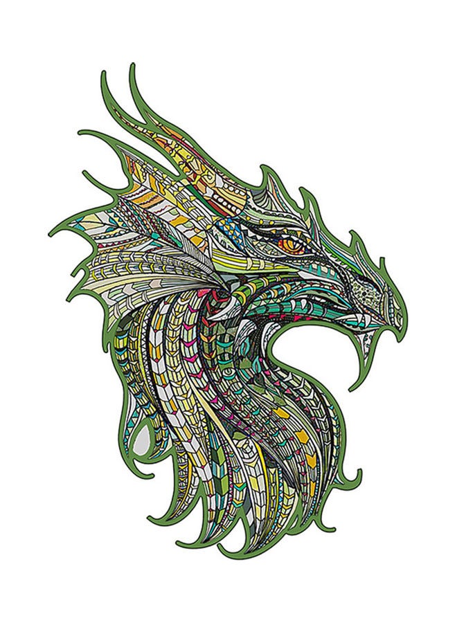 88-Piece Wooden Animal Creative Guardian Dragon Puzzle