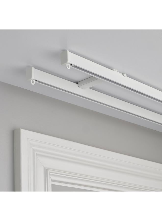 erorex Ceiling bracket for 2 curtain rails, white - Image 3