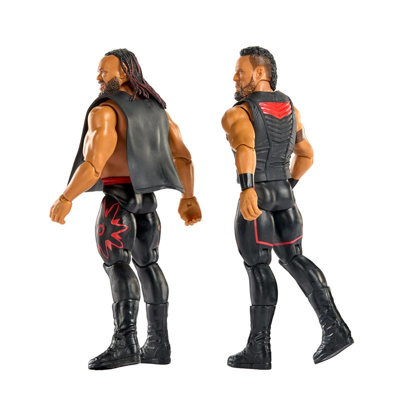 WWE مجموعة شخصيات العمل من ماتيل WWE Main Event Showdown 2-Pack مع ملحق، السلسلة #24 تاما تونغا وجاكوب فاتو، مجموعة قابلة للجمع، 6 بوصات - Image 3