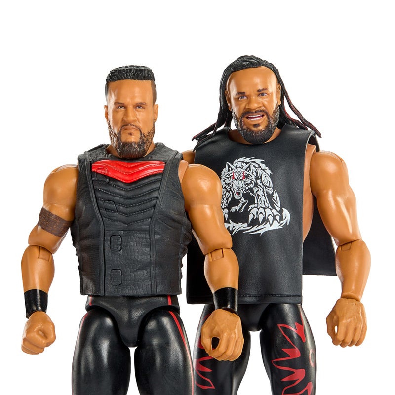 WWE مجموعة شخصيات العمل من ماتيل WWE Main Event Showdown 2-Pack مع ملحق، السلسلة #24 تاما تونغا وجاكوب فاتو، مجموعة قابلة للجمع، 6 بوصات - Image 2