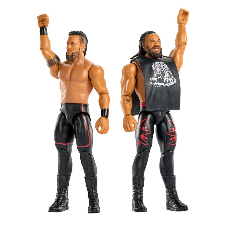 WWE مجموعة شخصيات العمل من ماتيل WWE Main Event Showdown 2-Pack مع ملحق، السلسلة #24 تاما تونغا وجاكوب فاتو، مجموعة قابلة للجمع، 6 بوصات - Image 4