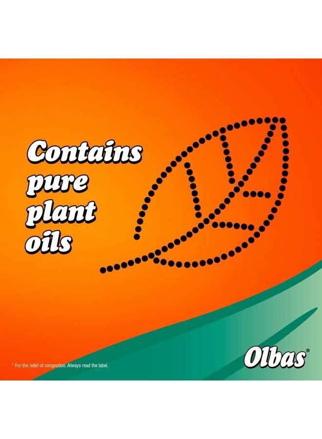 Olbas Inhalant Decongestant Oil for Adults | Fast Nasal Congestion Relief for Cold, Flu, Sinusitis & Allergies | Menthol, Eucalyptus & Peppermint Blend | 12ml - Image 2