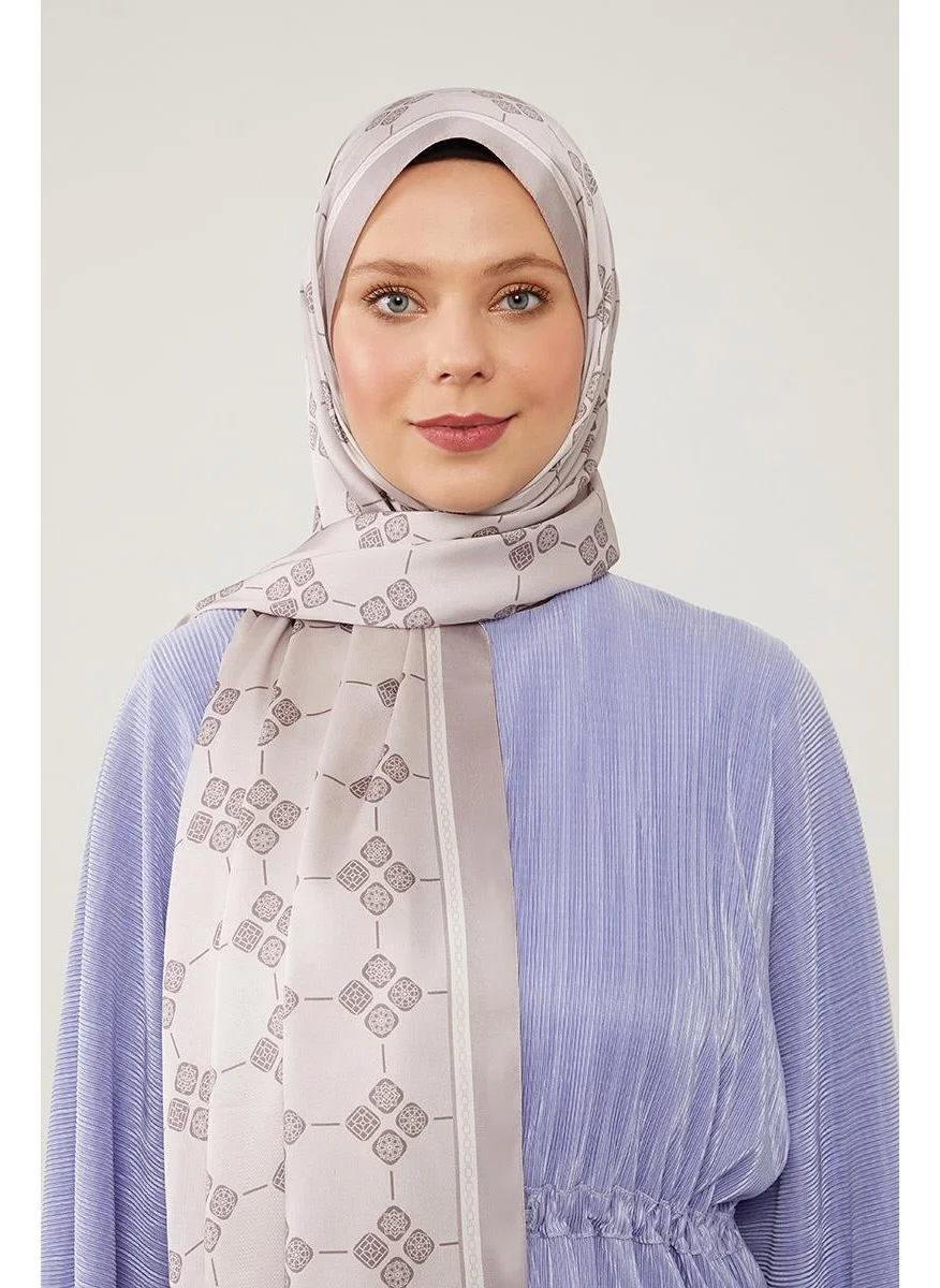 Levidor Mink Geometric Pattern Angel Shawl