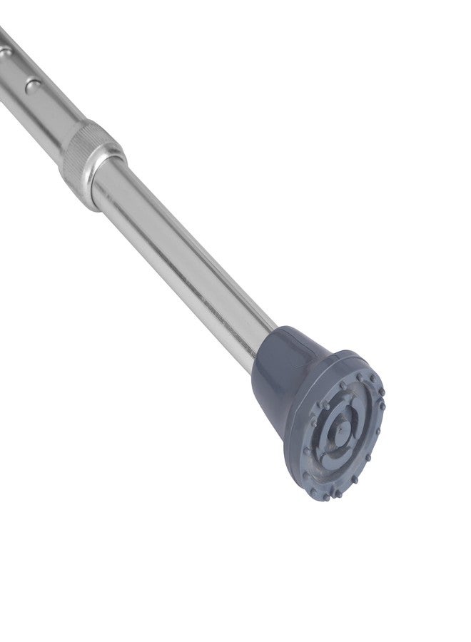 عصا مشي داعمة للمرفق من دكتور تورسو | قابلة لتعديل الارتفاع | مصنوعة من الألومنيوم بنسبة 100% | عكاز لمرضى كسور الساق | للرجال/النساء/كبار السن (رمادي) - Image 3