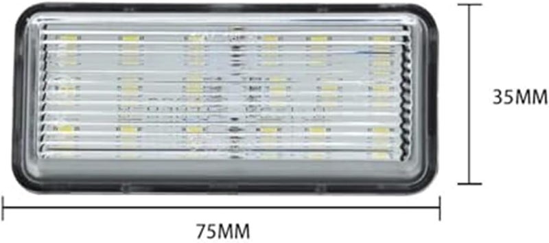 Wivplex Car Rear White License Plate Light - Image 3