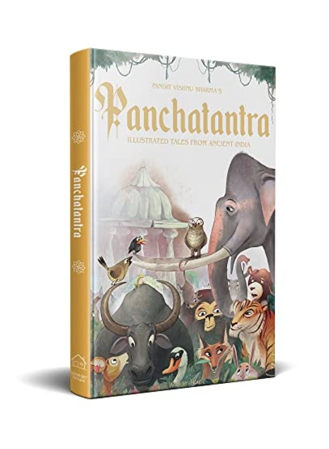 Pandit Vishnu Sharmas Panchatantra Illustrated Tales From Ancient India Hardback Special Edition By Shubha Vilas Hardcover 