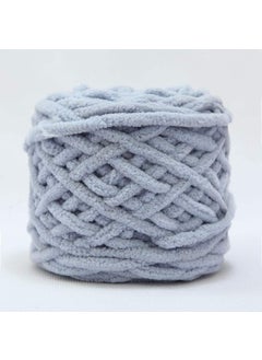 Ice Cream Striped Soft Thick Yarn Handmade Diy Knitted Scarf Yarn Ball Crochet Hook Slipper Self-knitted Ball 21 Light Gray