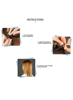 Zerodis Cosmetic Tools And Accessories3 Pcs Face Lift Tape Band Reusable Portable Elastic Face Stretching Strap With Clips For Women Beautymakeup Supplies  - Image 3