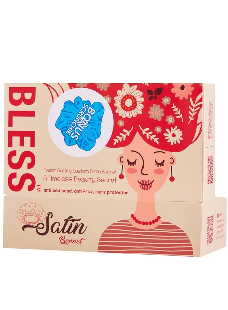 بليس ساتان بونيه أزرق - Image 2