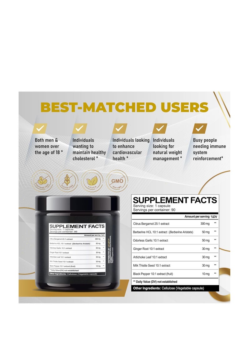 VEGATOT Citrus Bergamot 9500mg 90 Capsules - Image 2