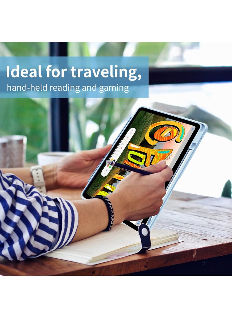 Case for Xiaomi Pad 6/Pad 6 Pro 11 inch Auto Wake & Sleep Slim Trifold Stand Case Cover with Pencil Holder Clear Trasparent Back Shell Csae for Xiaomi Pad 6 11inch/Xiaomi Pad 6 Pro 11inch