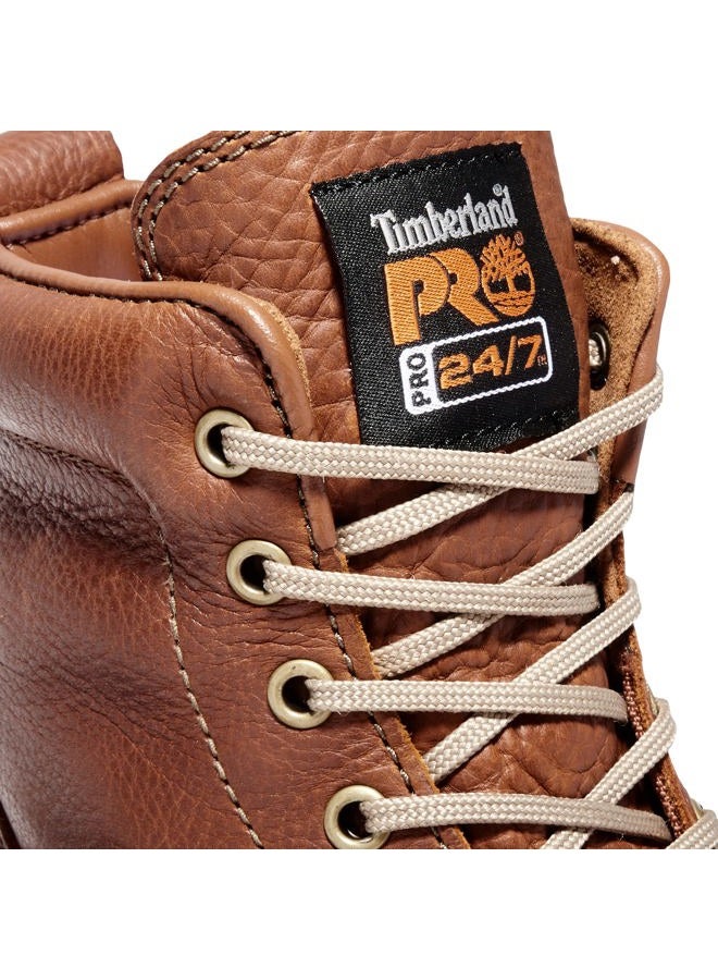 Timberland Unisex-Adult Pro Wedge 6 Inch Moc Soft Toe Industrial Work Boot, Rust, 14 Wide - Image 2