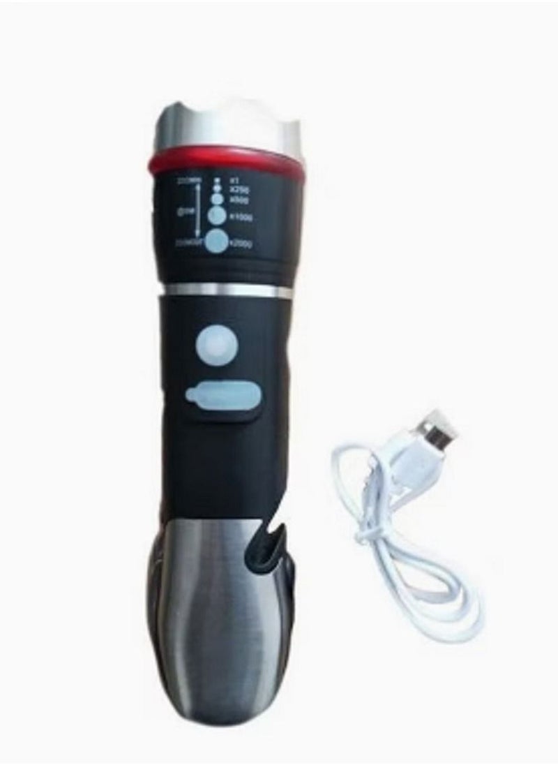 Generic Multi-Use Manual Led Flashlight Multicolour  - Image 2