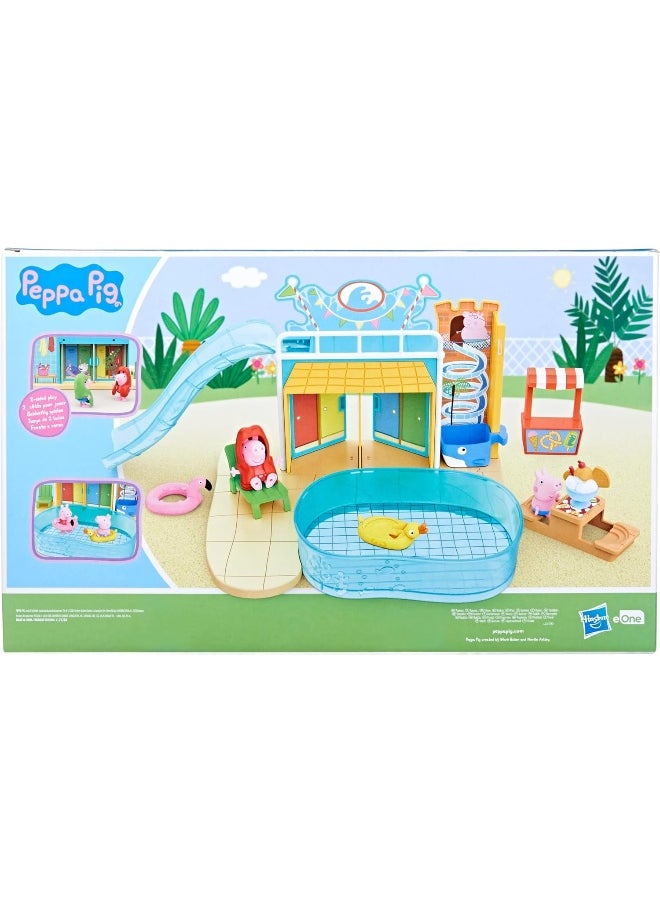 Peppa Pig Peppa Pig Toys Peppa's Waterpark Playset, Peppa Pig Playset with 2 Peppa Pig Figures, Preschool Toys for 3 Year Old Girls and Boys and Up  - Image 5