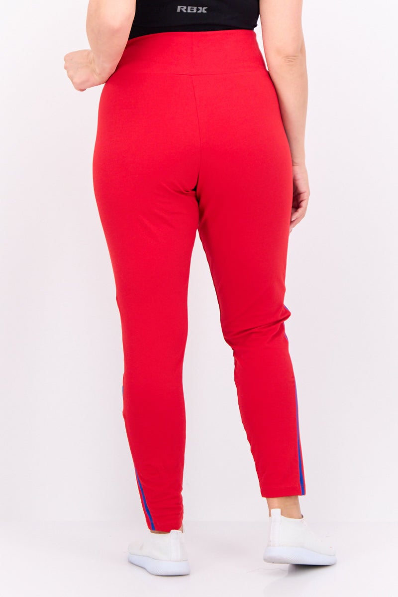 adidas Originals Women Sportwear Fit Training Tights, Red  - Image 3